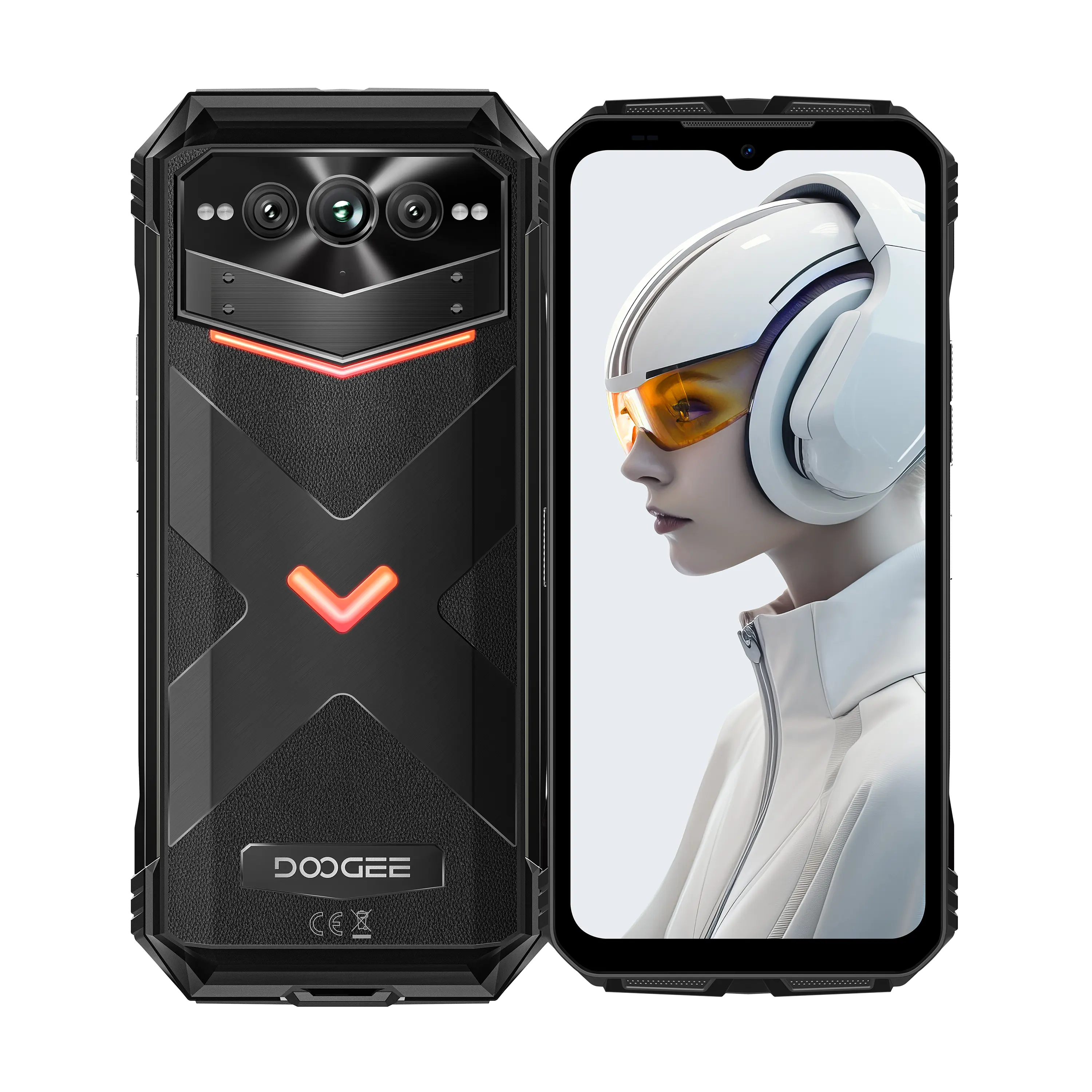 DOOGEE V Max Plus 512GB Large Memory 22000mAh Large Battery Android 14 Rugged Phone