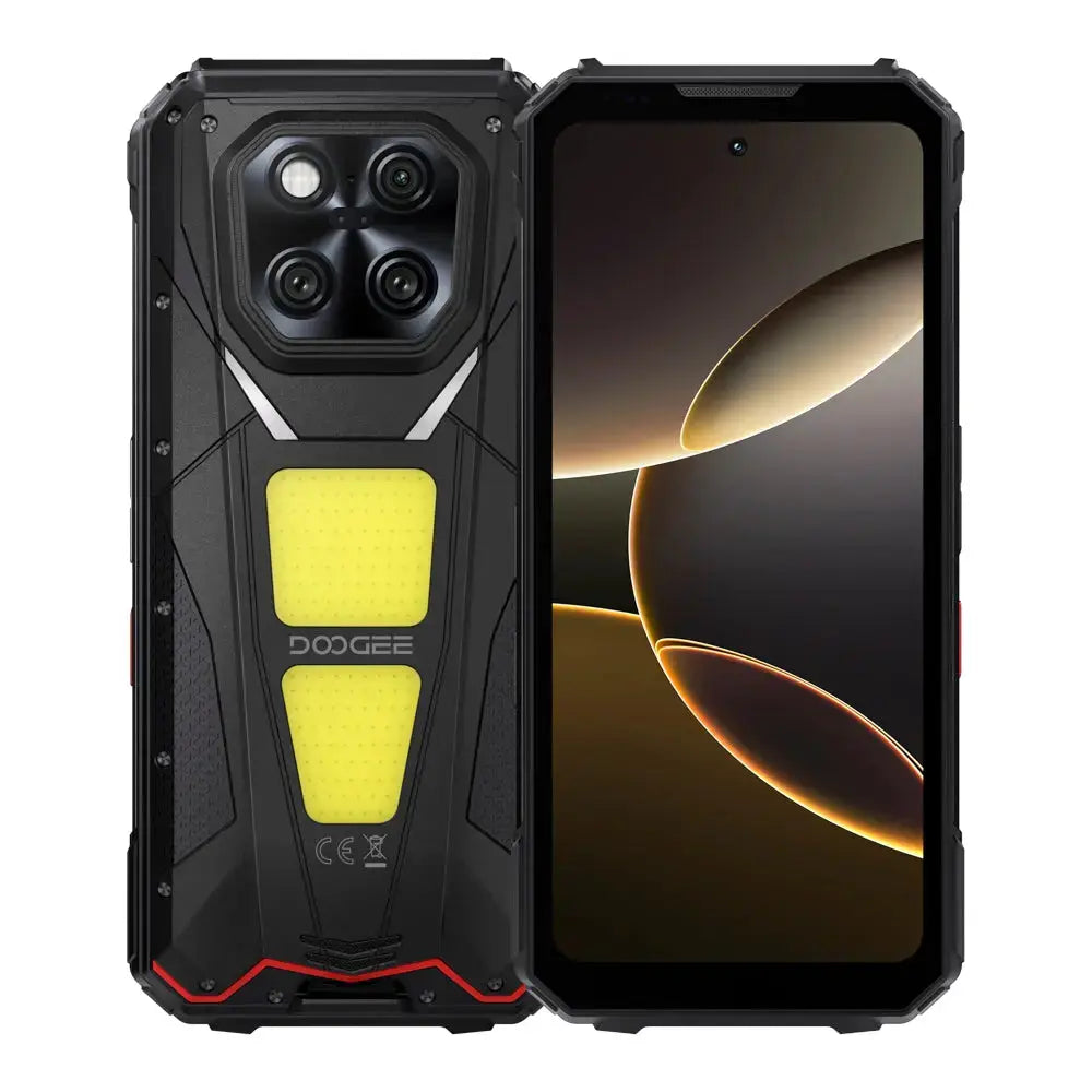 DOOGEE V Max Play 5G Rugged Android 15 Phone with 480P HD Portable Autofocus Projector