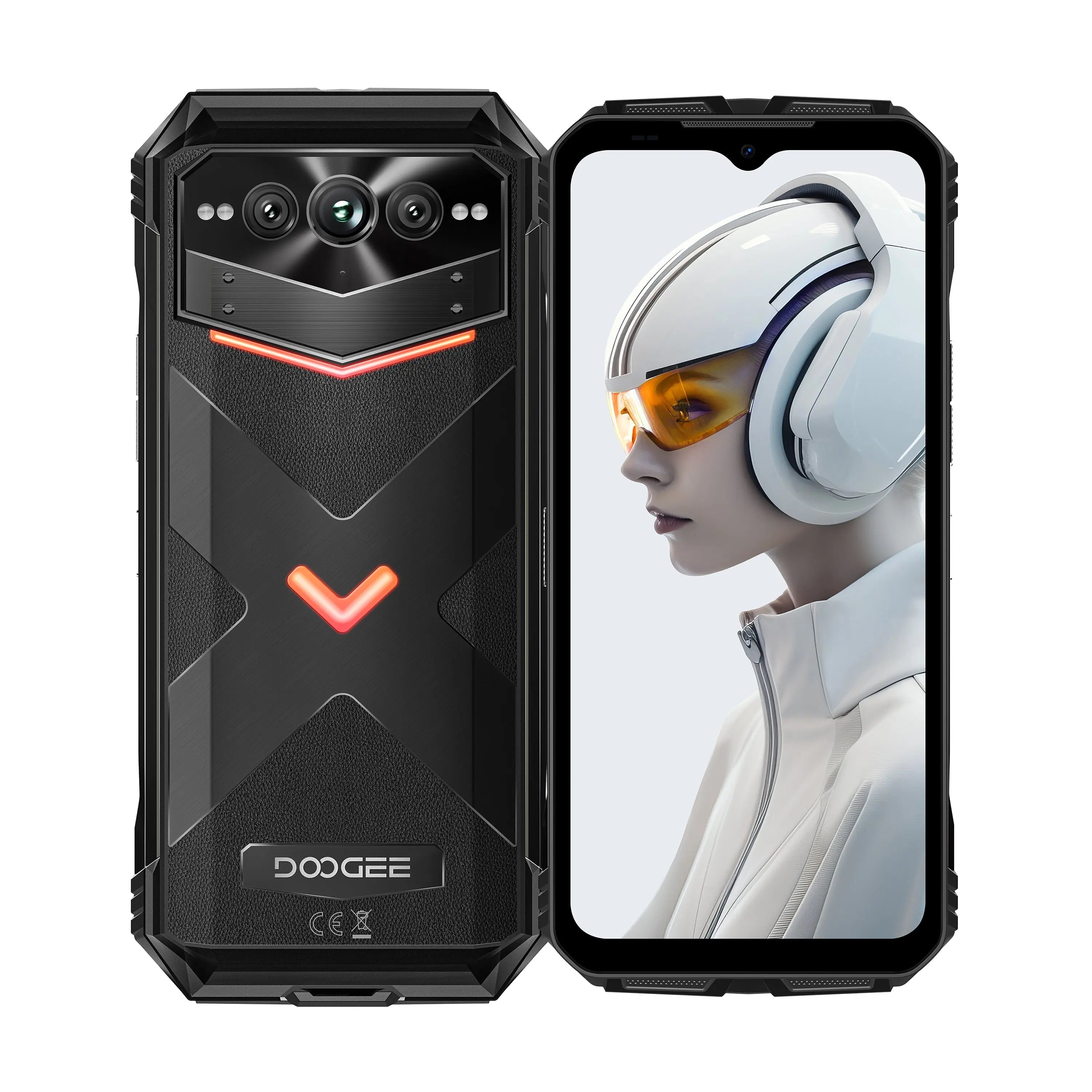 DOOGEE V Max Plus 512GB Large Memory 22000mAh Large Battery Android 14 Rugged Phone