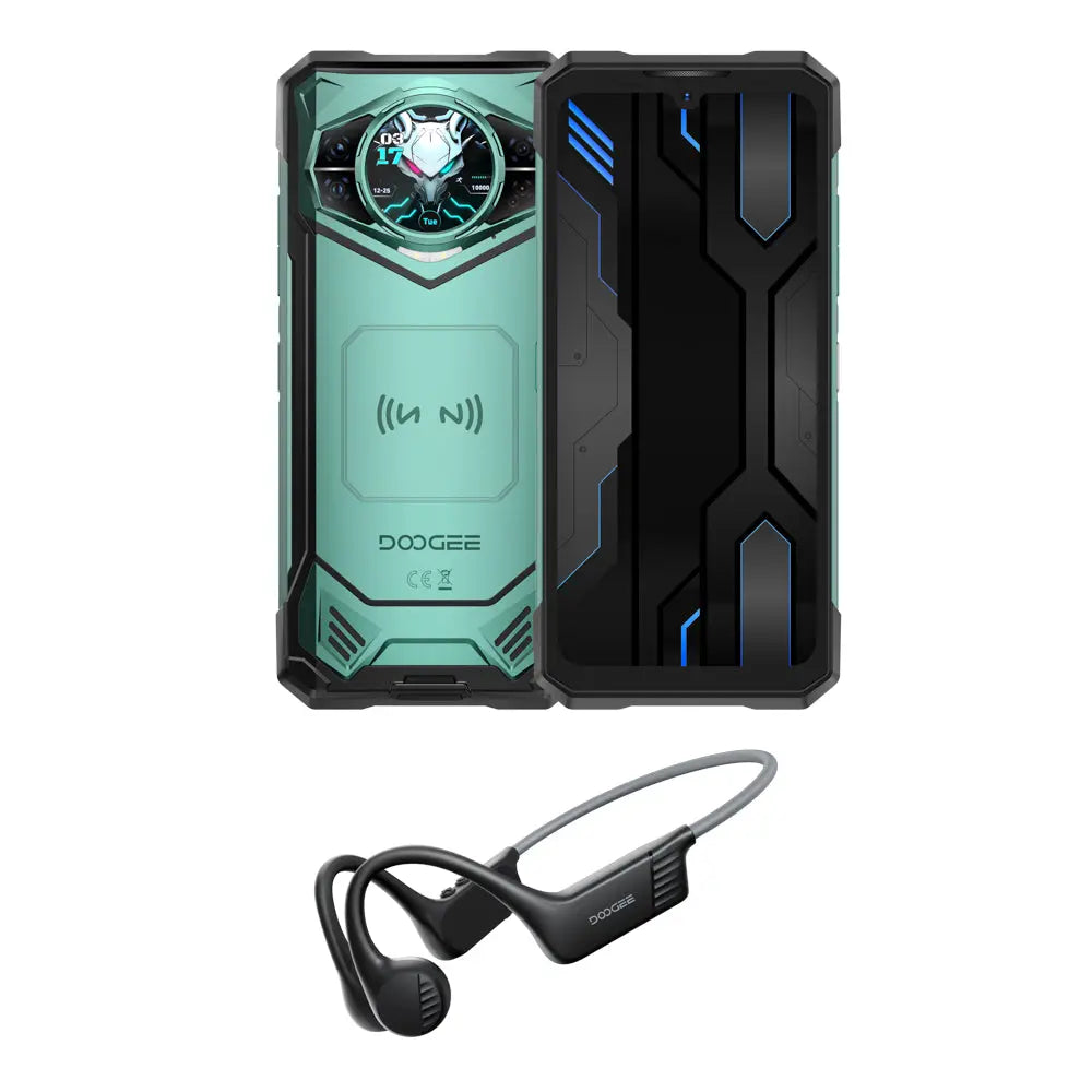 S200X 5G Rugged Phone with Headphones Android 16 1.32” Rear Display(12GB+ 512GB)